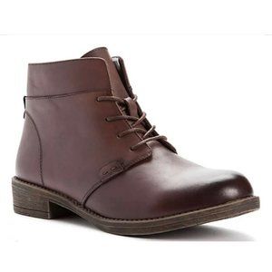 Propet Women's Lace Leather Booties Tatum Booties Brown 11